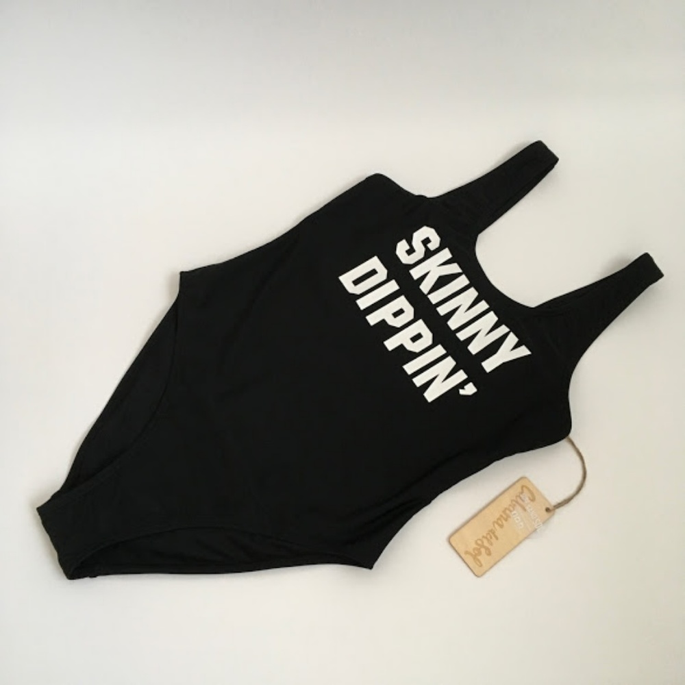 Cabana del Sol Skinny Dippin' One Piece Swimsuit - Picture 2 of 7